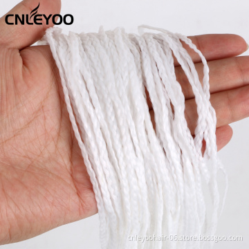 28 Inch White ZiZi Box Braid Crochet Hair Discount Micro Box Braids Crochet For Fashion